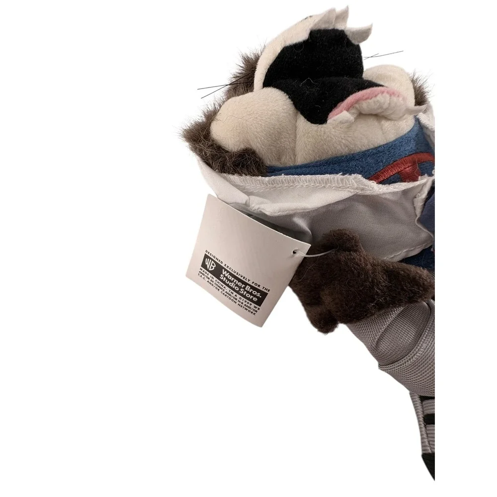 Warner Bros Taz Superman Plush Kids Brown New Vintage 1999 Bean Bag Clark Kent
